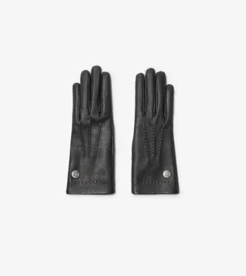 Leather Gloves in Black