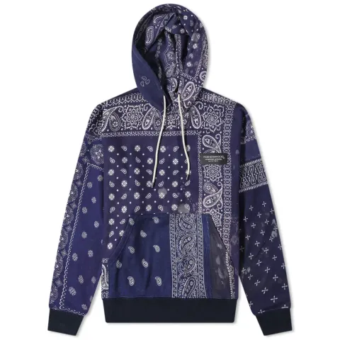 Bandana Chopped Popover Hoody
