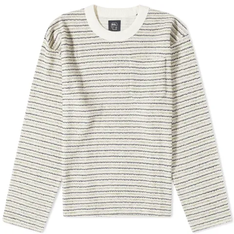 Gauze Long Sleeve Mock Neck T-Shirt