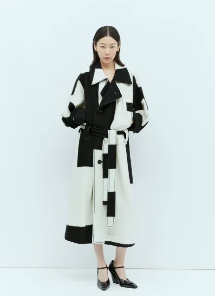 Colour Block Coat