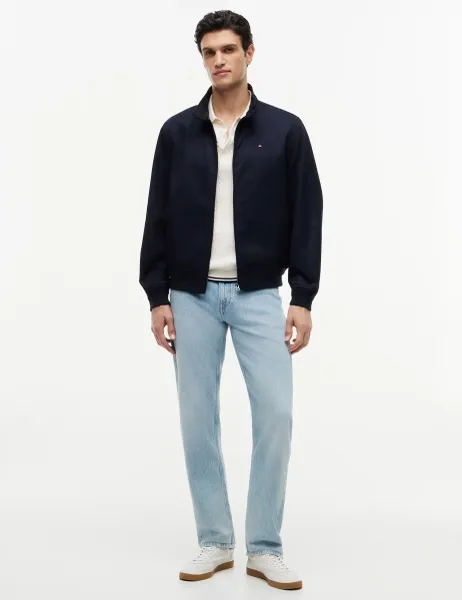 Tommy Hilfiger Pure Cotton Harrington Jacket Navy