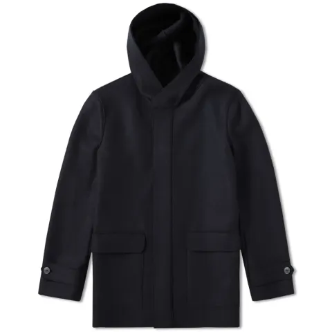 Harris Wharf Pressed Wool Parka