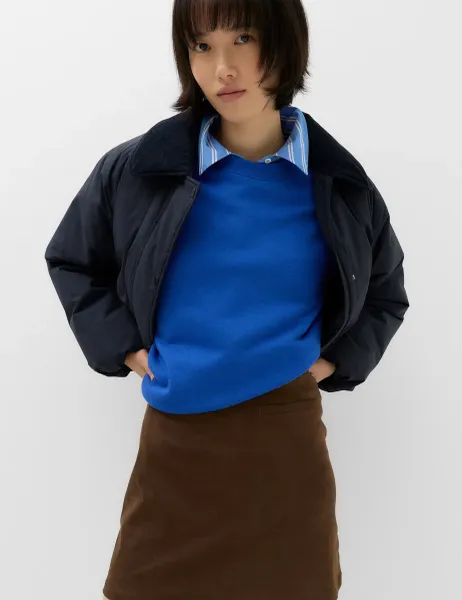 Marks & Spencer Faux Suede Mini Skirt Brown