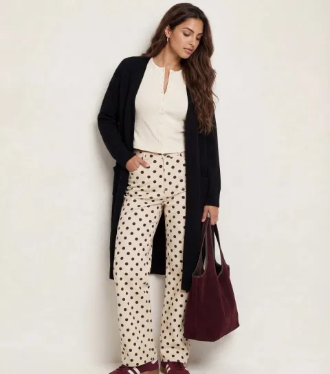 Women's Black Longline Cardigan