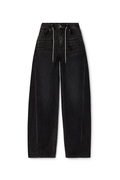 CRYSTAL HOTFIX DRAWCORD BALLOON JOGGER