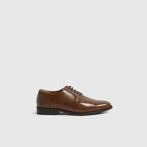 River Island Faux Leather Derby Shoes