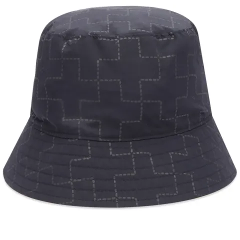 Nylon Reflector Print Bucket Hat