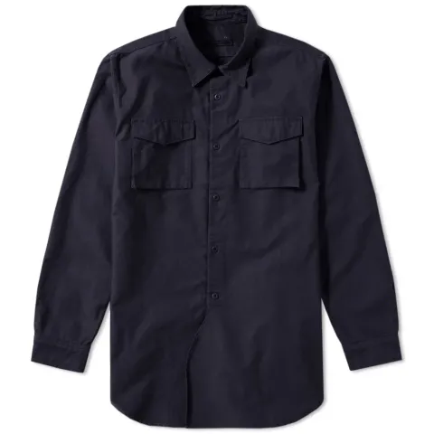 SOPHNET. Military Pocket Long Shirt
