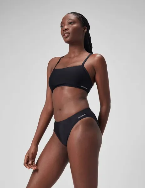 Speedo Solid Classic Bikini Bottom Black