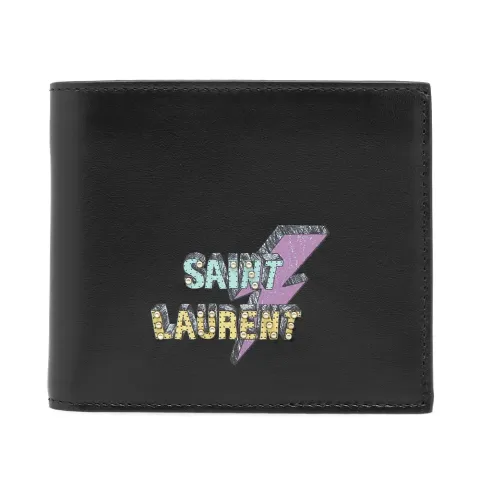 Lightning Paris Print Billfold Wallet