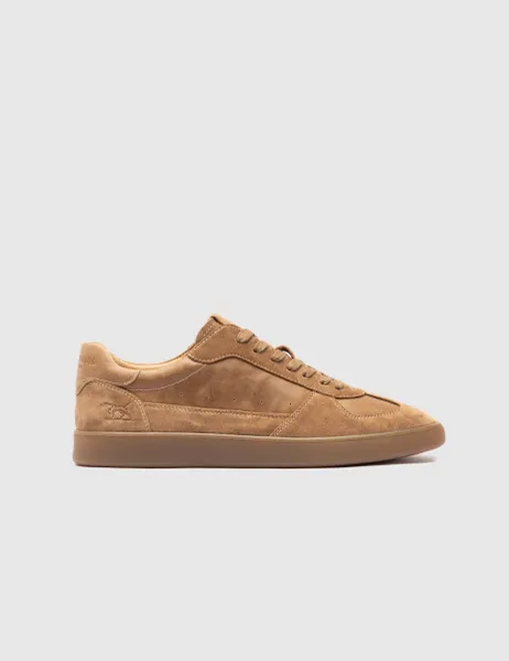 Rodd & Gunn Leather Lace Up Trainers Light Brown