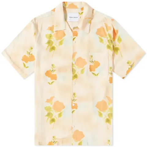 Print Linen Vacation Shirt