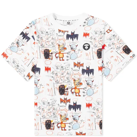 AAPE x Jean Michel All Over Print T-Shirt