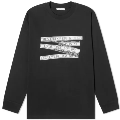 Oscar Wilde Long Sleeve Top With Front Print
