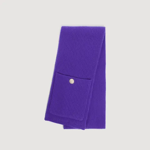 SANDRO Wool and cashmere scarf