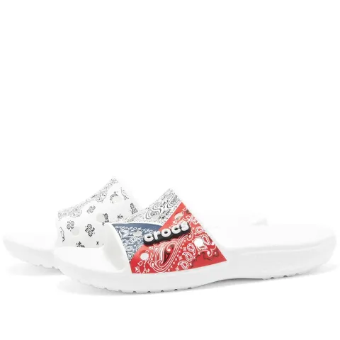 Classic Crocs Bandana Slide