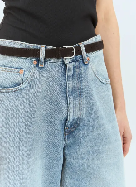 Slim Suede Belt