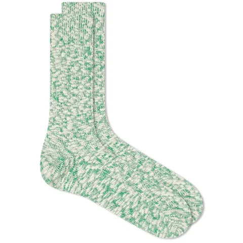 Light Slub Crew Sock