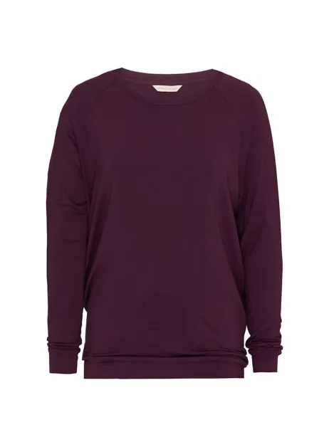 Cyberjammies Jersey Slouch Pyjama Top Plum