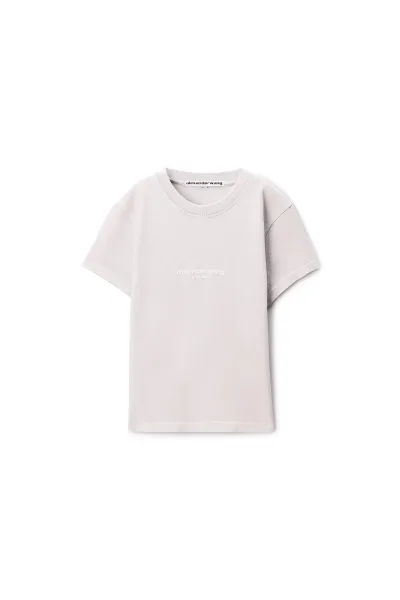 LOGO PRINT SHRUNKEN SHORT SLEEVE TEE