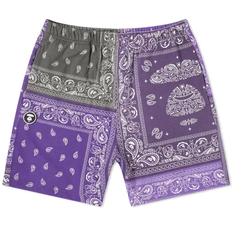 AAPE Bandana Jersey Shorts