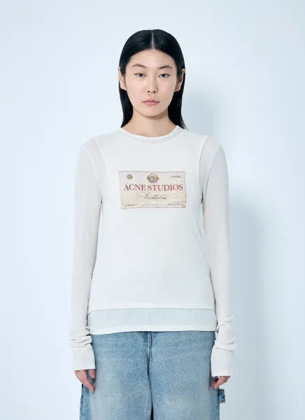 Double-Layered Long Sleeve T-Shirt