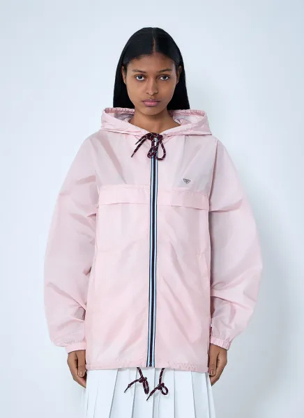 Re-Nylon Hooded Windbreaker Jacket