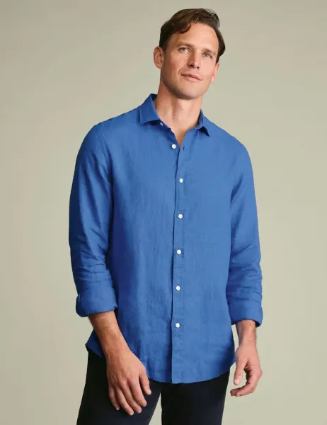 Charles Tyrwhitt Slim Fit Pure Linen Shirt