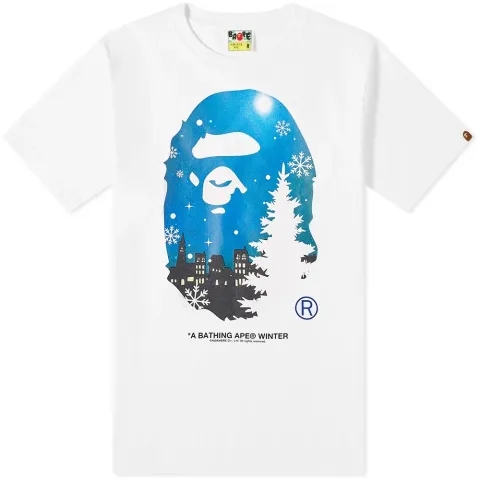 Christmas Ape Head Glow In The Dark T-Shirt
