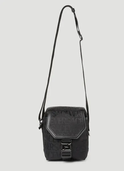 Logo Jacquard Crossbody Bag