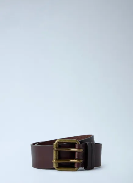 Saint Laurent Motorcycle Leather Belt
