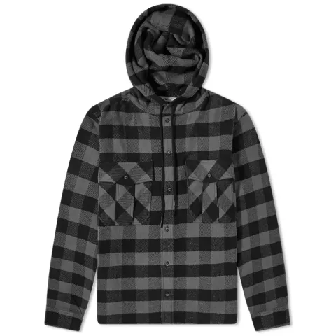 Arrow Hooded Flannel Shirt