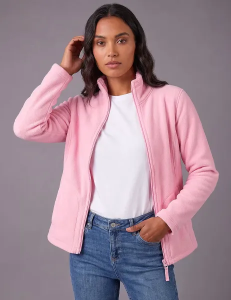 Roman Reversible Fleece Zip Jacket Pink