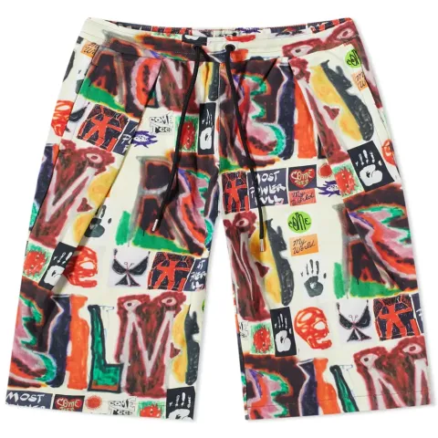 x Come T-Shirts Triangle Long Shorts
