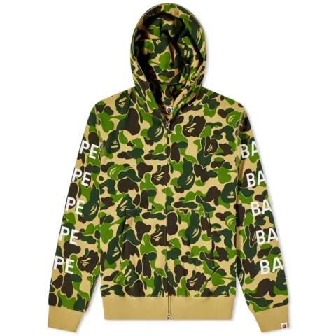 Big ABC Camo BAPE Relaxed Fit Full Zip