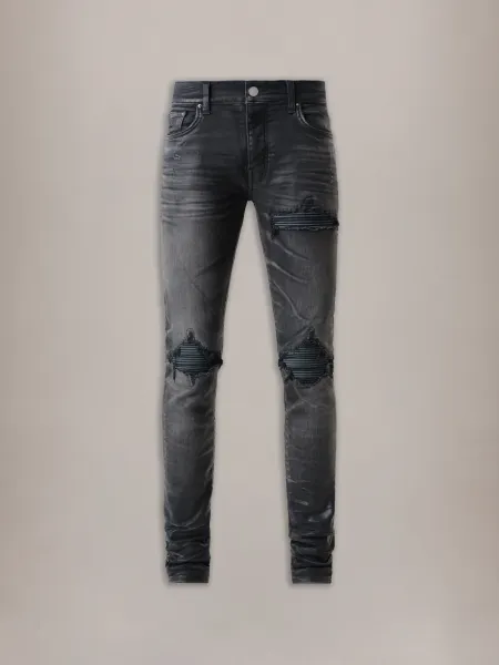 WAXED TONAL MX1 JEAN - Waxed Faded Black