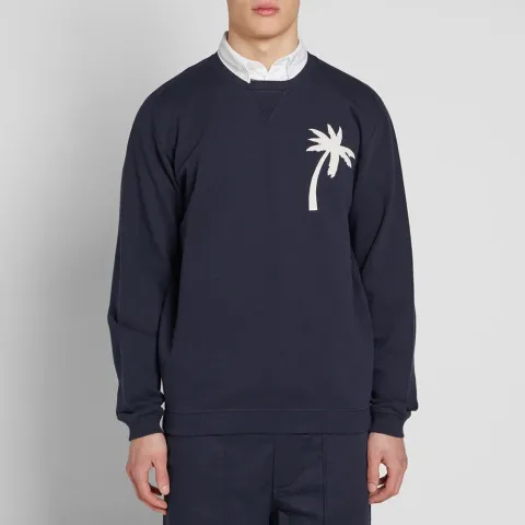 Embroidered Palm Crew Sweat