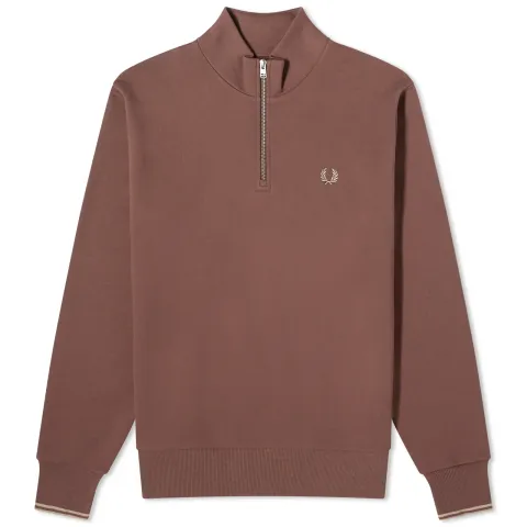 Half Zip Crew Sweater