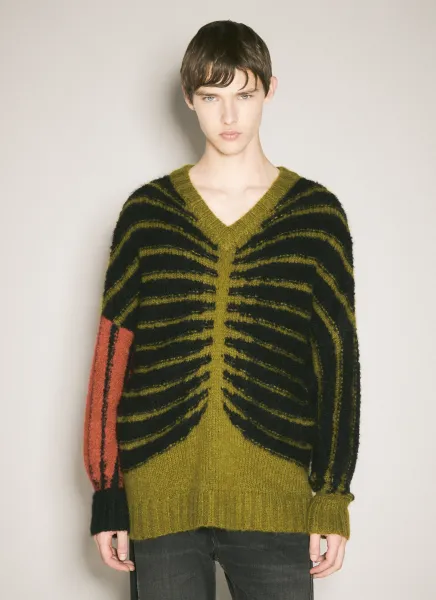 Knitted Colour-Blocked Sweater
