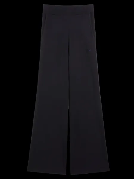 Wool Yarn Trousers Ultramarine