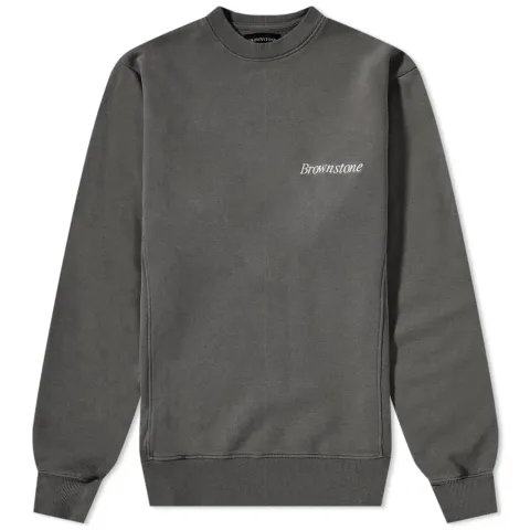 Embroidered Cut & Sew Crew Sweat