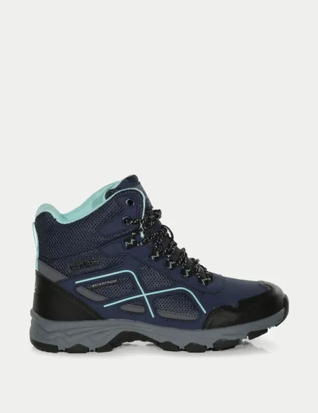 Regatta Vendeavour Waterproof Walking Boots Navy Mix