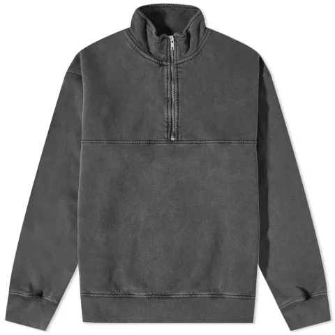 Organic Quarter Zip Crew Sweat