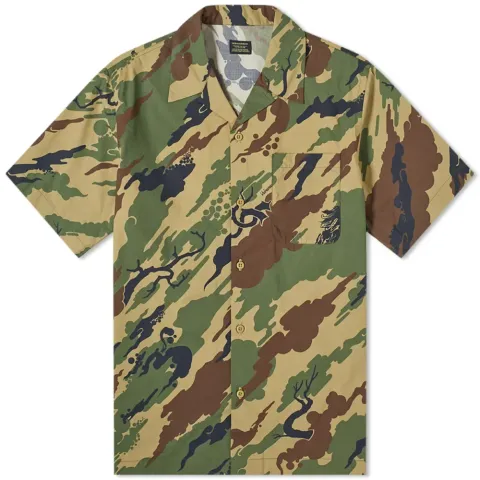 Camo Camp Collar Shirt