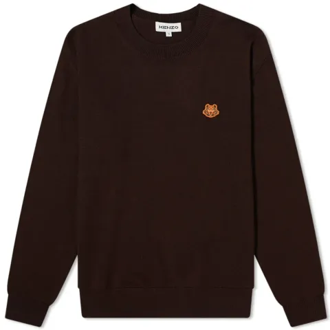 Tiger Crest Knit Crew