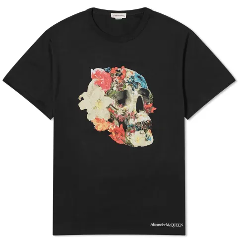 Floral Skull T-Shirt