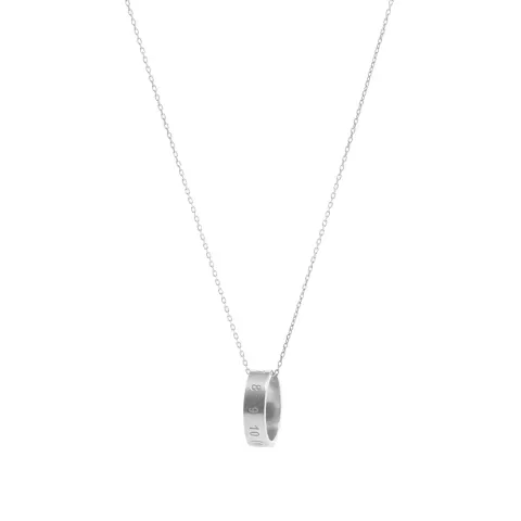 Number Logo Ring Necklace