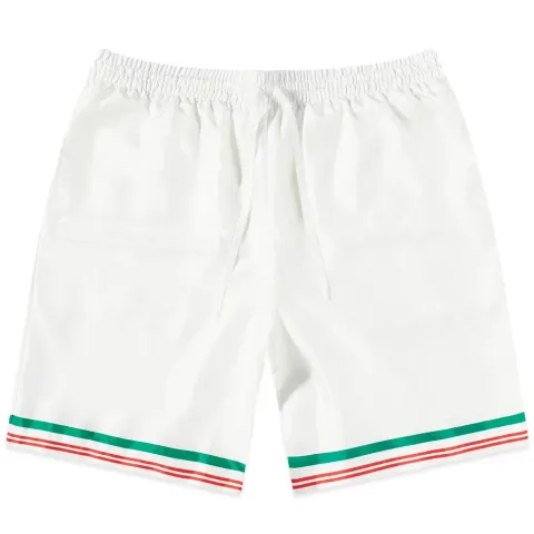 Drawstring Silk Shorts