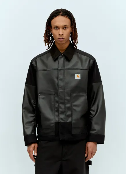 x Carhartt Faux Leather Jacket