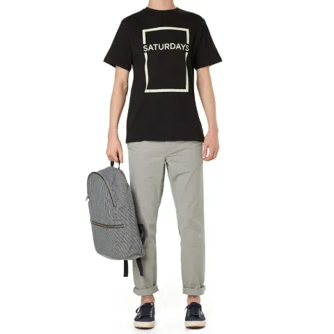 Saturdays Rectangle Print Tee